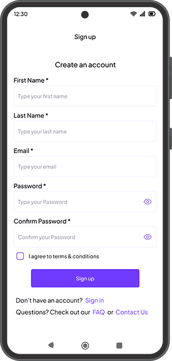 sign-up sign-up
